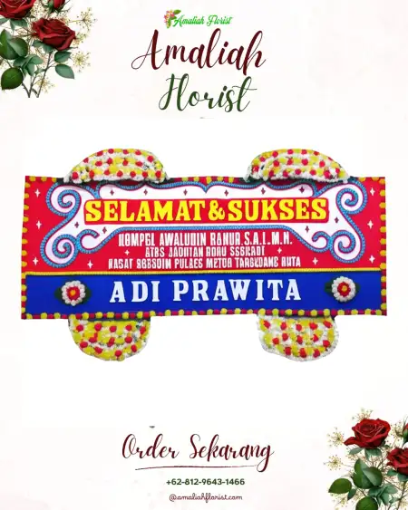 Papan Bunga Ucapan Selamat Pangampelan